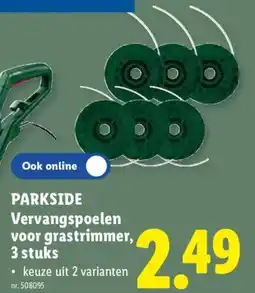 Lidl Parkside Vervangspoelen voor grastrimmer aanbieding