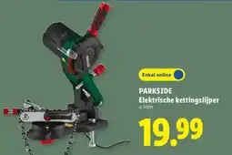 Lidl Elektrische kettingslijper aanbieding