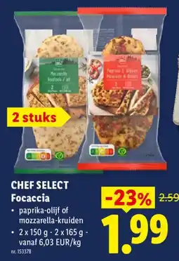 Lidl Focaccia aanbieding