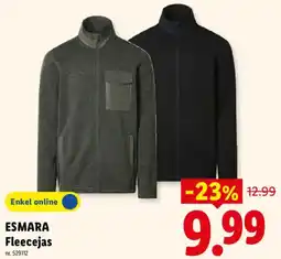 Lidl Esmara fleecejas aanbieding