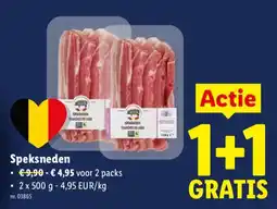 Lidl Speksneden aanbieding