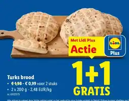 Lidl Turks brood aanbieding
