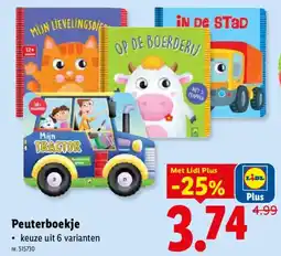 Lidl Peuterboekje aanbieding