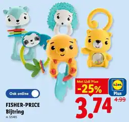Lidl Fisher-price bijtring aanbieding