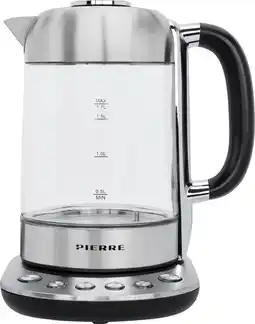 Coolblue Pierre Waterkoker PWK7000 Glas met instelbare temperatuur aanbieding