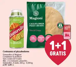 Delhaize Croissants of pizzabodems aanbieding