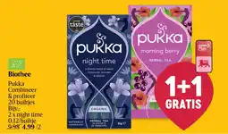 Delhaize Pukka night time aanbieding