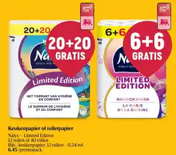 Delhaize Keukenpapier of toiletpapier aanbieding