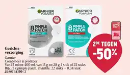 Delhaize Garnier pimple patch aanbieding