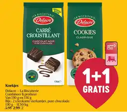 Delhaize koekjes delacre – la biscuiterie aanbieding