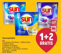 Delhaize Vaatwasproduct Sun aanbieding