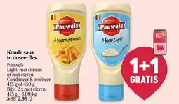 Delhaize Koude saus in doseerfles aanbieding