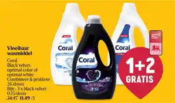 Delhaize Vloeibaar wasmiddel Coral aanbieding