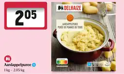Delhaize Aardappelpuree aanbieding