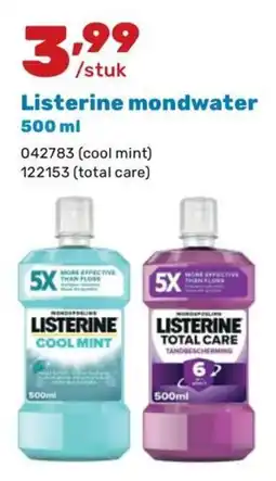Happyland Listerine mondwater aanbieding