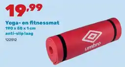 Happyland Yoga- en fitnessmat umbro aanbieding