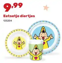 Happyland Eetsetje diertjes aanbieding