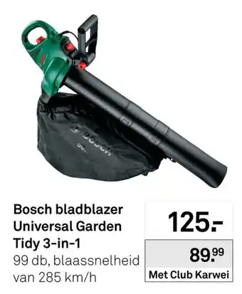 Bosch bladblazer Universal Garden Tidy 3-in-1