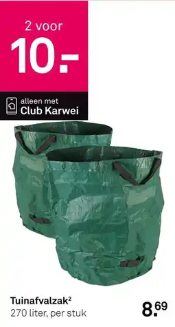 Karwei Tuinafvalzak aanbieding
