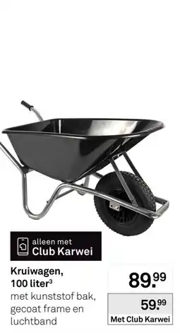 Karwei Kruiwagen aanbieding