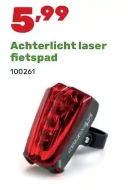 Happyland Achterlicht laser fietspad aanbieding