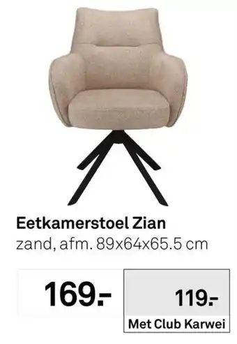 Eetkamerstoel Zian