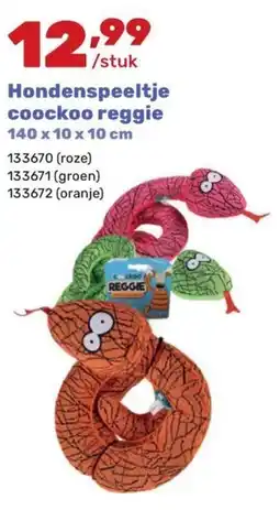 Happyland Hondenspeeltje coockoo reggie aanbieding