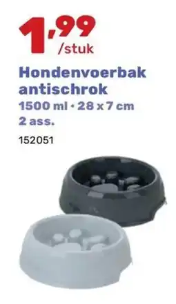 Happyland Hondenvoerbak antischrok aanbieding