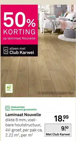 Karwei Laminaat Nouvelle aanbieding