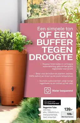 Karwei Regenton Tube aanbieding