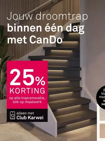 Karwei traprenovatie aanbieding