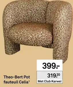Karwei Theo-Bert Pot fauteuil Celia aanbieding
