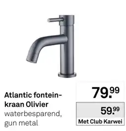 Karwei Atlantic fonteinkraan Olivier aanbieding