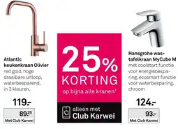 Karwei Atlantic keukenkraan Olivier aanbieding