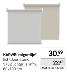 Karwei karwei rol gordijn aanbieding