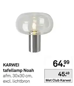 Karwei Tafellamp noah aanbieding
