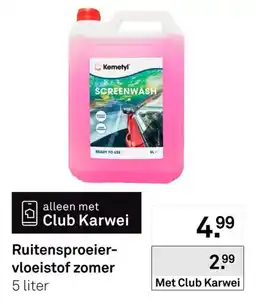 Karwei Ruitensproeier-vloeistof zomer aanbieding