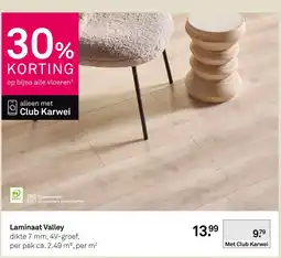 Karwei Laminaat Valley aanbieding