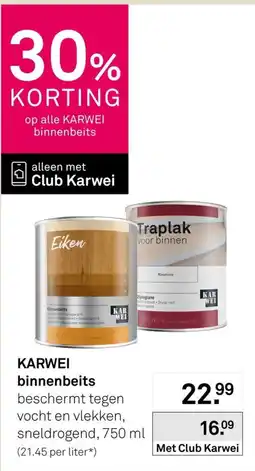 Karwei Karwei Binnenbeits aanbieding