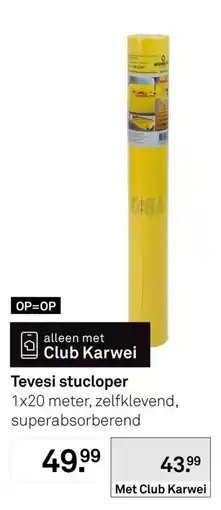 Karwei Tevesi stucloper aanbieding