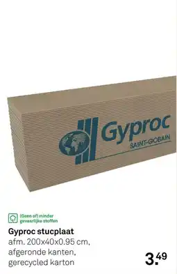 Karwei Gyproc stucplaat aanbieding