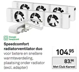 Karwei Speedcomfort radiatorventilator duo aanbieding
