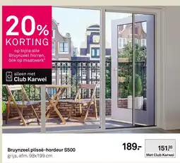 Karwei Bruynzeel plissé-hordeur S500 aanbieding