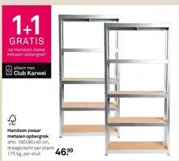 Karwei Handson zwaar metalen opbergrek aanbieding