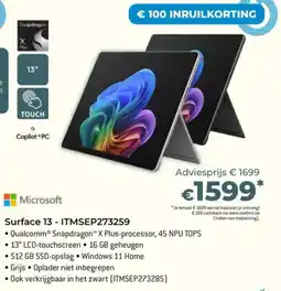 AUVA Surface 13 aanbieding