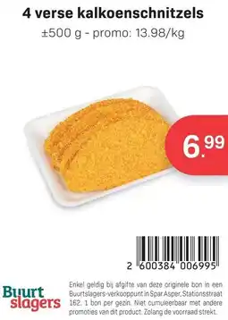 Bon Ap 4 verse kalkoenschnitzels aanbieding