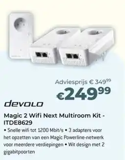 AUVA devolo magic 2 wifi next multiroom kit aanbieding