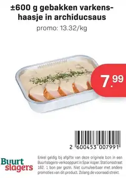 Bon Ap gebakken varkenshaasje in archiduucsau aanbieding