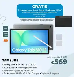 AUVA Samsung Galaxy Tab S10 FE - SUX520 aanbieding