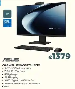 AUVA asus v400 aio aanbieding